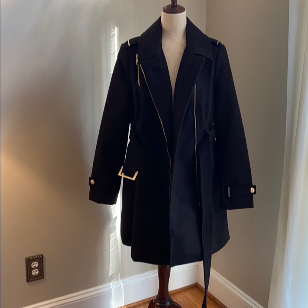 Black Rivet Coat Gem